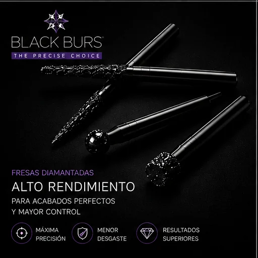 BlackBurs high performance diamond burs campaign