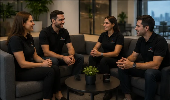 Pendragon team conversation lounge